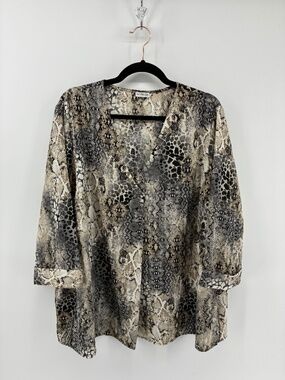 Paraphrase Black and White Sailor Collar Boxy Blouse